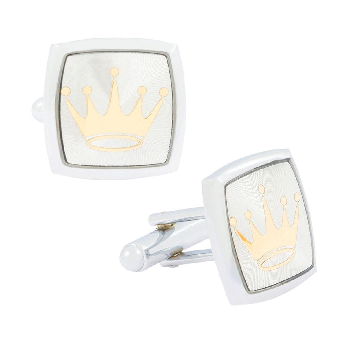 Cushion Silver Ferrari Horse Cufflinks In Box Bulk Main image