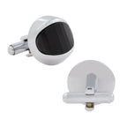 Hexagon Black Cufflinks In Box Bulk