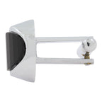 Hexagon Black Cufflinks In Box Bulk