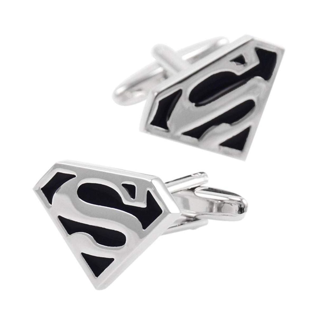 Black Superman Cufflinks In Box Bulk Secondary image
