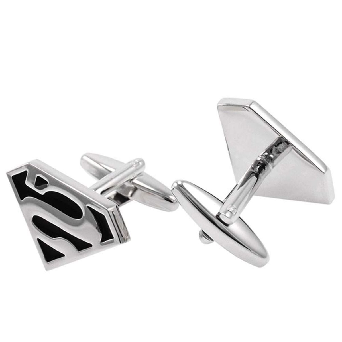 Black Superman Cufflinks In Box Bulk