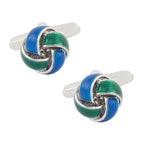 Knott Blue Knot Cufflinks In Box Bulk