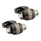 Star Filigree Black Cufflinks In Box Bulk
