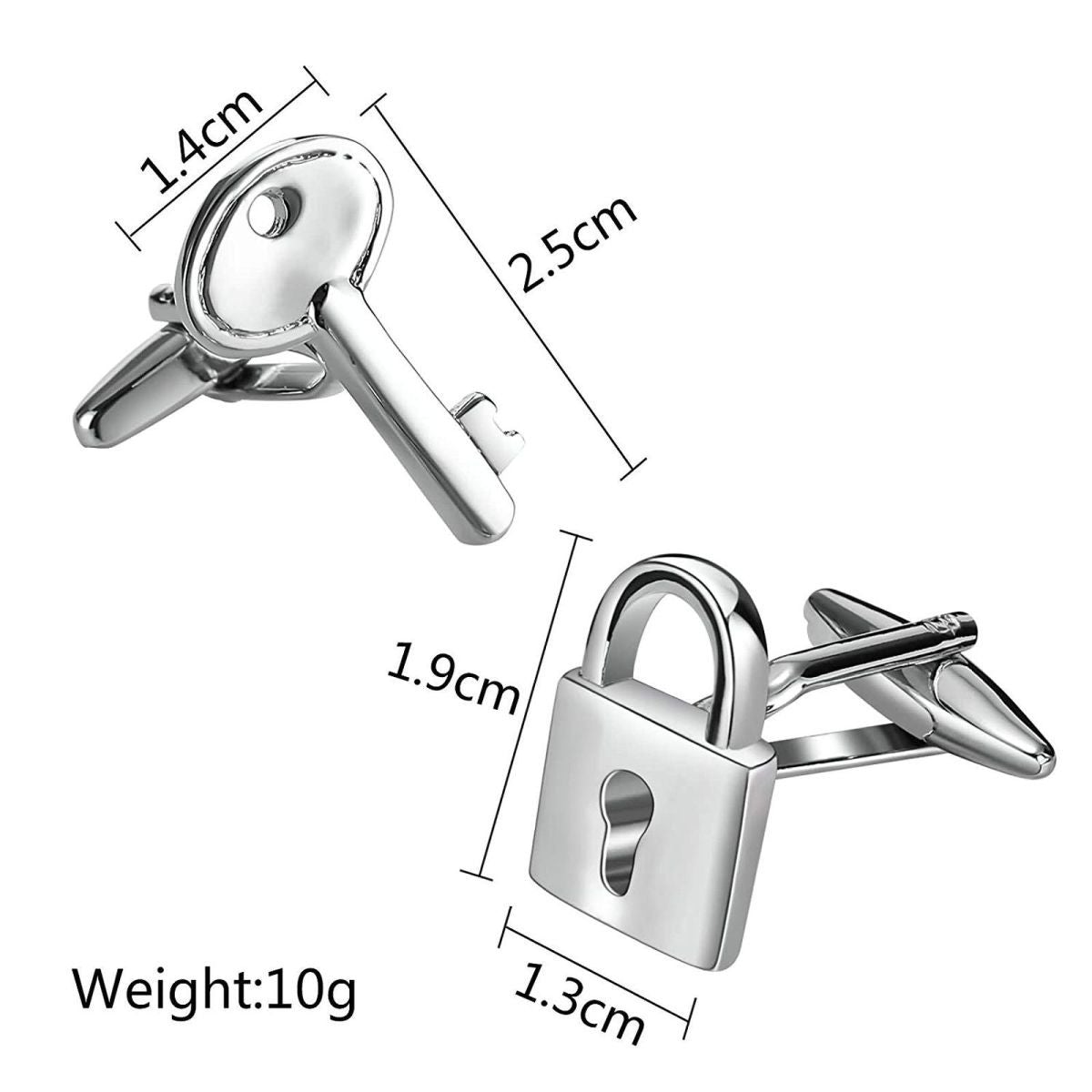 Fancy Silver Cufflinks In Box Bulk Secondary image