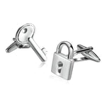 Fancy Silver Cufflinks In Box Bulk