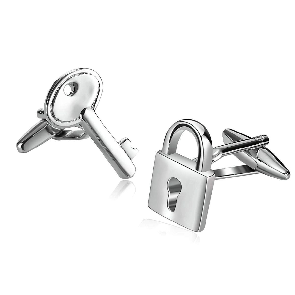 Fancy Silver Cufflinks In Box Bulk