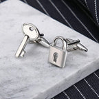 Fancy Silver Cufflinks In Box Bulk