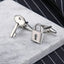 Fancy Silver Cufflinks In Box Bulk