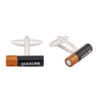 Cylinder Black Duracell Battery Cufflinks In Box Bulk