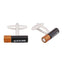 Cylinder Black Duracell Battery Cufflinks In Box Bulk