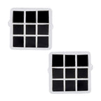 Square Black Checks Cufflinks In Box Bulk