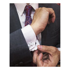 Fancy Silver Scissor Cufflinks In Box Bulk