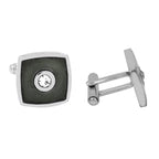 Cushion Black Diamond Cufflinks In Box Bulk