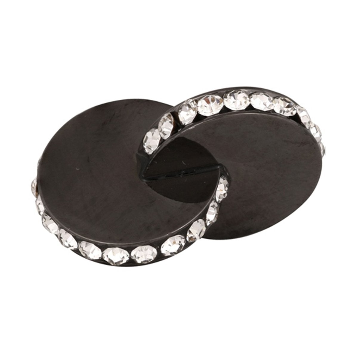 Fancy Black 3D Discs Cufflinks In Box Bulk
