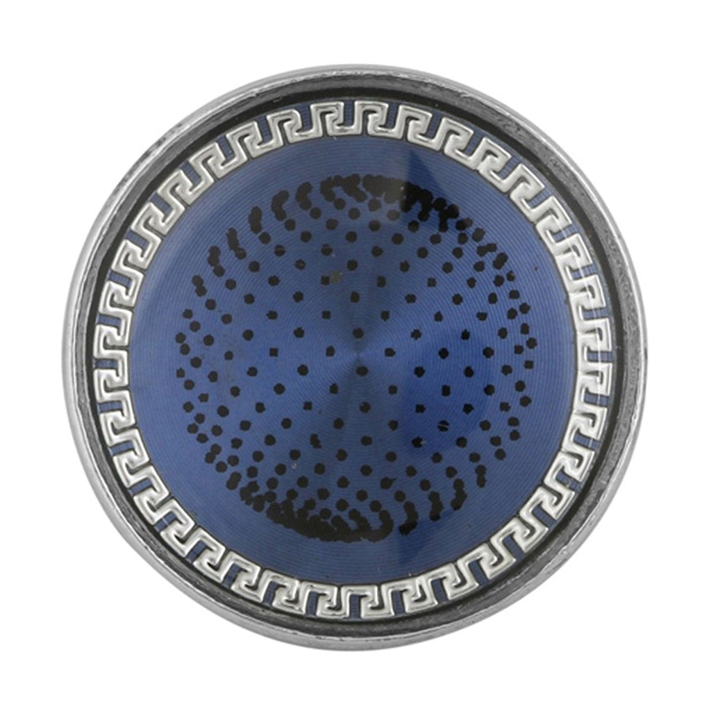 Round Blue Cufflinks In Box Bulk