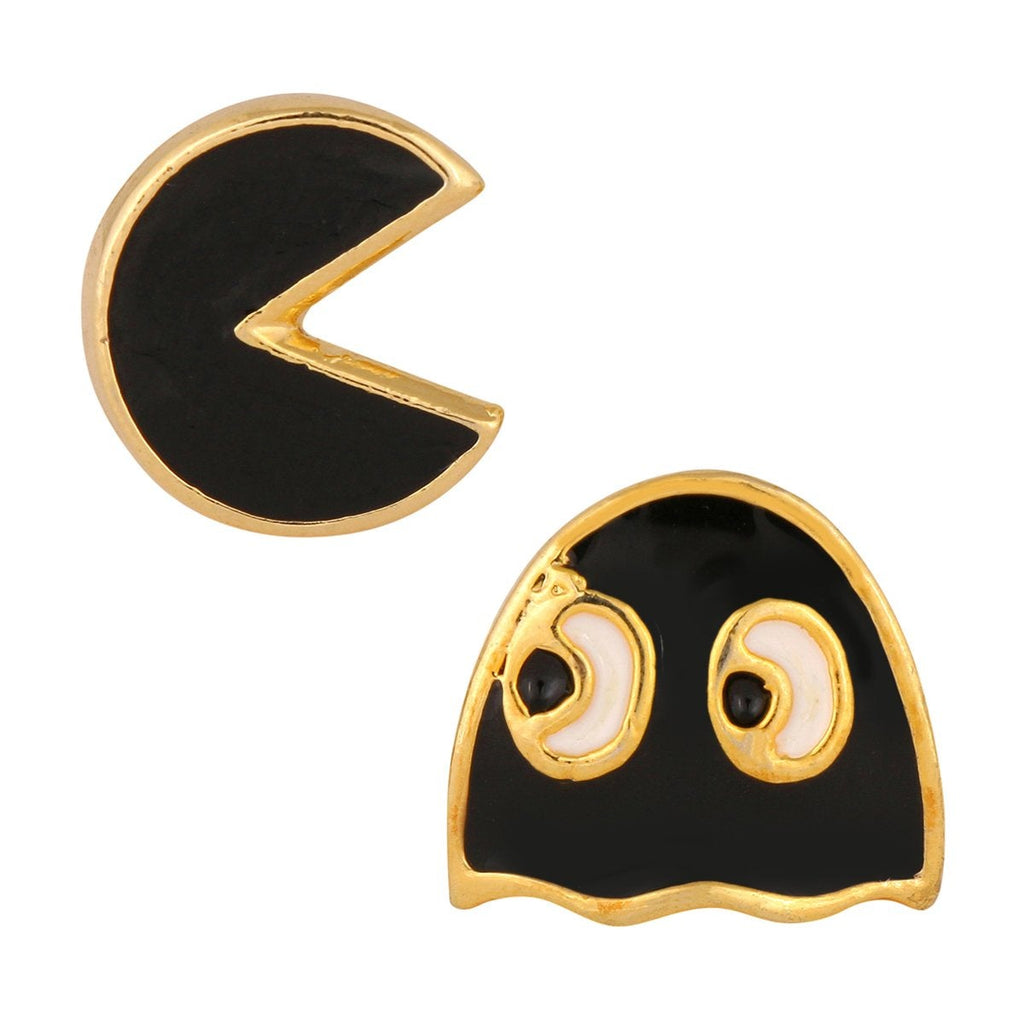 Fancy Black Pacman Gaming Cufflinks In Box Bulk