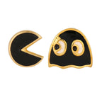Fancy Black Pacman Gaming Cufflinks In Box Bulk