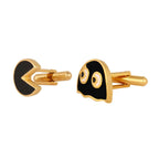 Fancy Black Pacman Gaming Cufflinks In Box Bulk