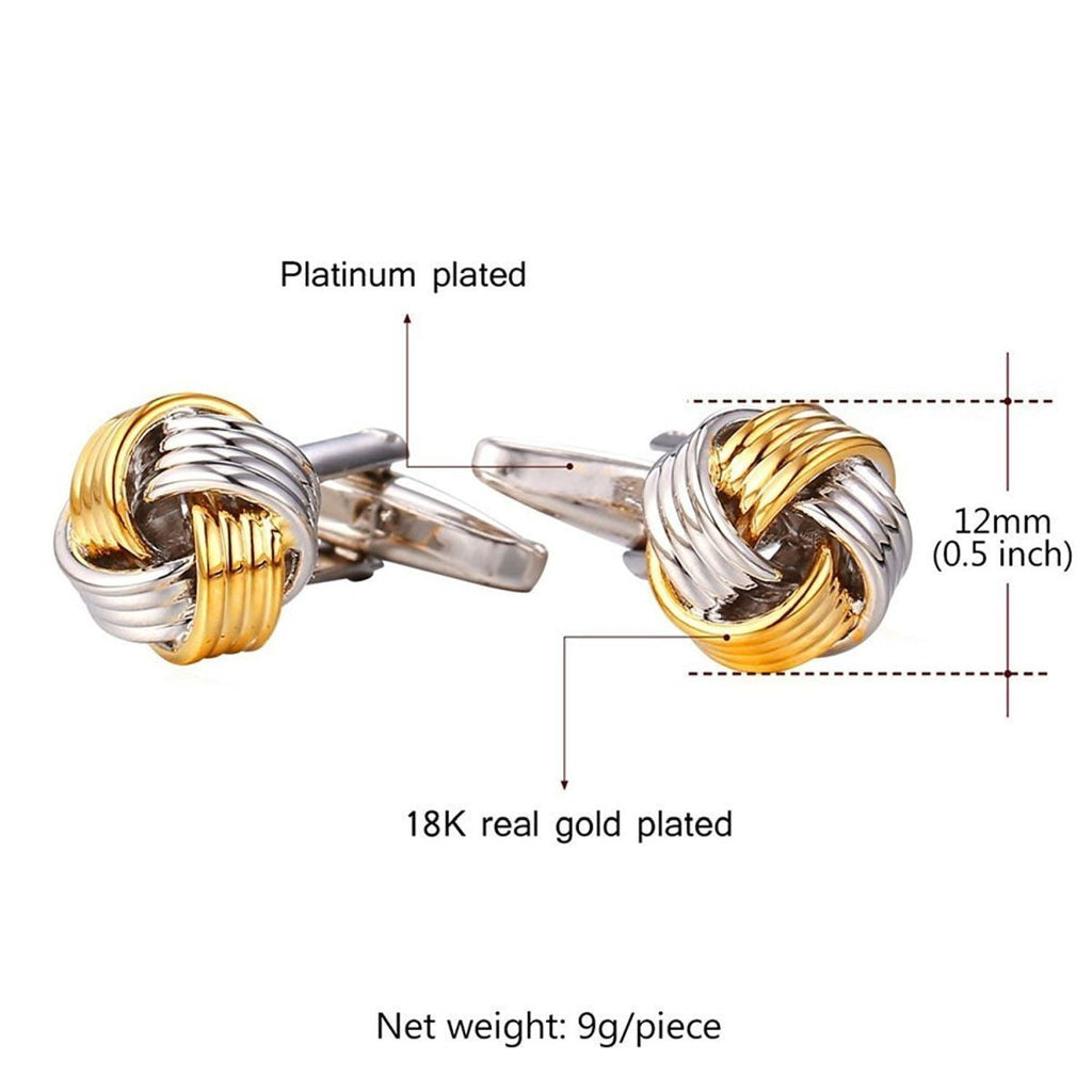 Knott Gold Knot Cufflinks In Box Bulk