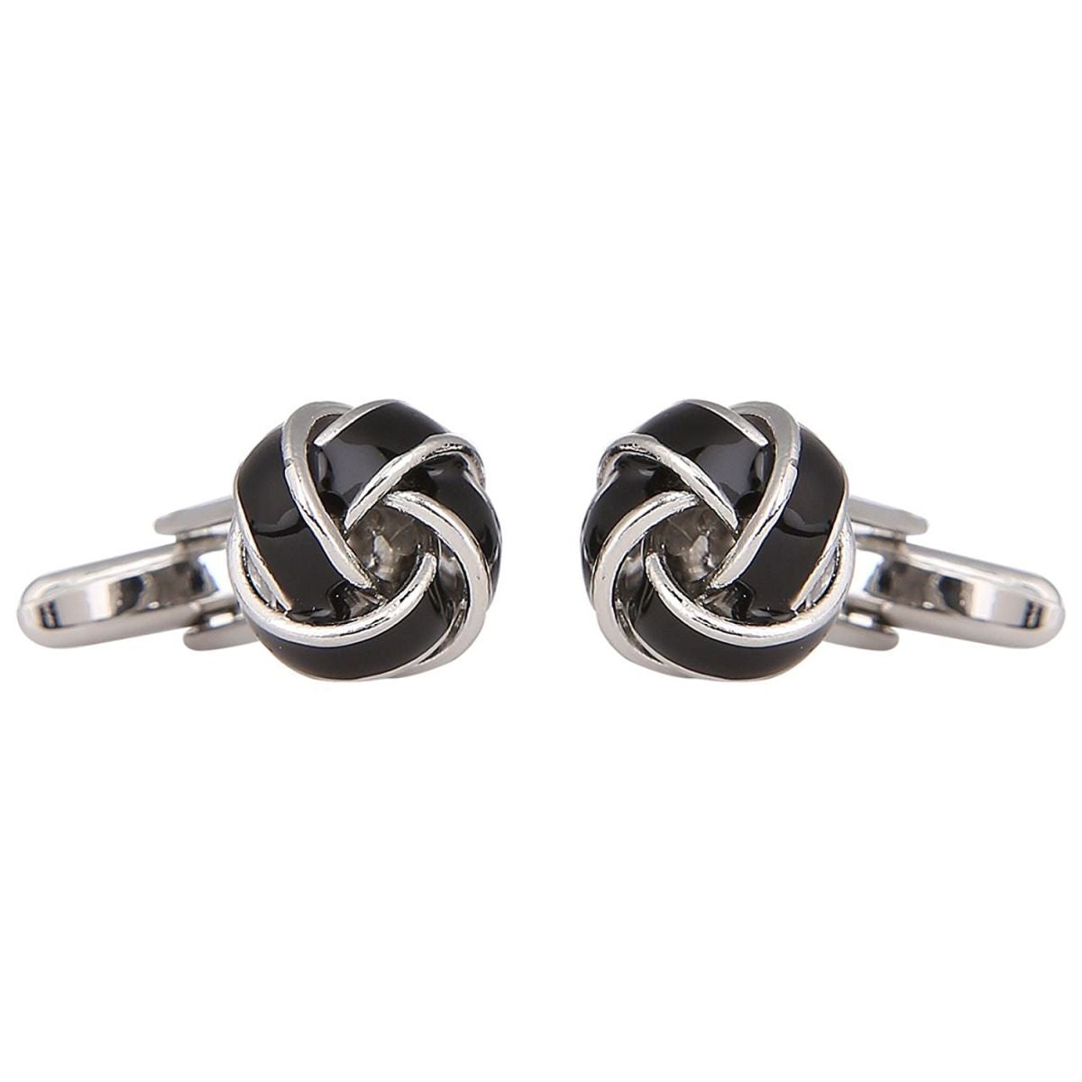Knot Black Knot Cufflinks In Box Bulk Secondary image