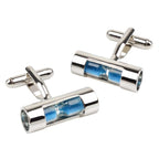 Fancy Blue Sand Timer Hour Glass Cufflinks In Box Bulk