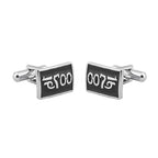 James Bond 007 Black Cufflinks In Box Bulk