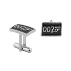 James Bond 007 Black Cufflinks In Box Bulk