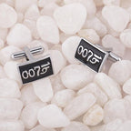 James Bond 007 Black Cufflinks In Box Bulk