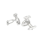 Money Bag Dollar Silver Cufflinks In Box Bulk