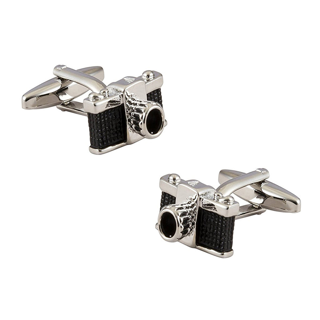 Camera Black Cufflinks In Box Bulk
