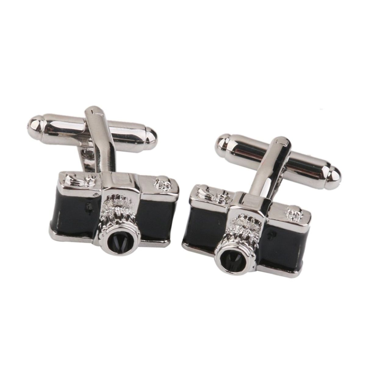 Camera Black Cufflinks In Box Bulk