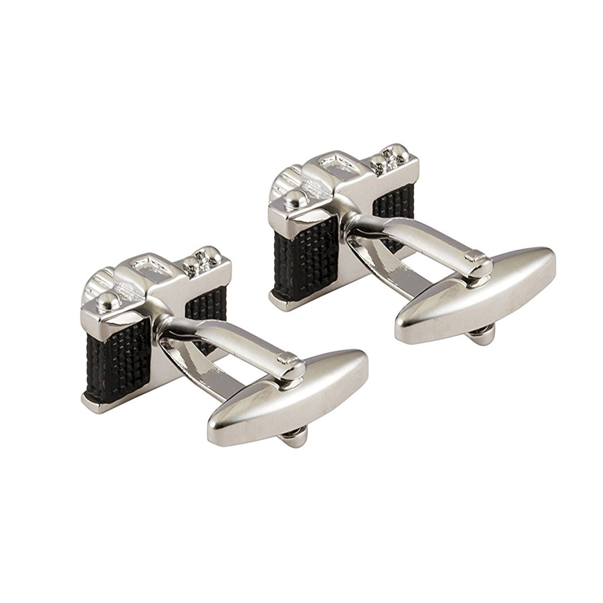 Camera Black Cufflinks In Box Bulk