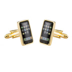 Iphone Mobile Gold Cufflinks In Box Bulk