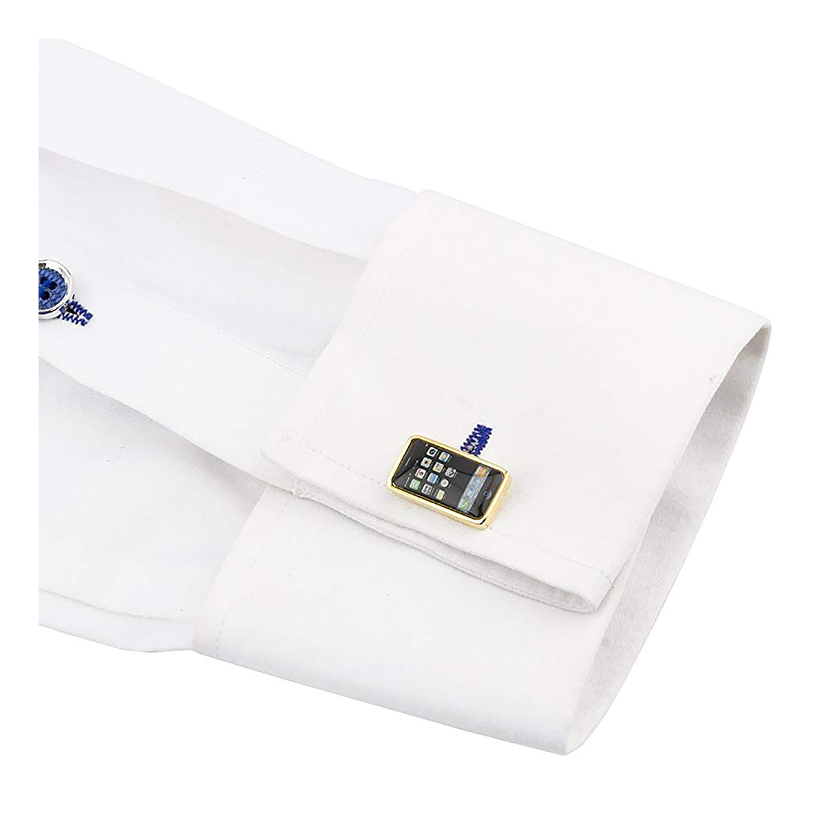 Iphone Mobile Gold Cufflinks In Box Bulk