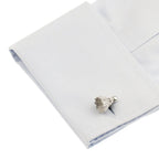Shuttlecock Badminton Silver Cufflinks In Box Bulk