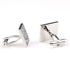 Qr Code Barcode Black Cufflinks In Box Bulk