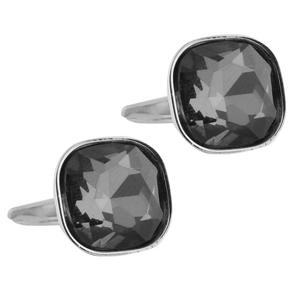 Austrian Crystal Silver Cufflinks In Box Bulk