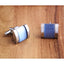 Rectangle Blue Crystal Cufflinks In Box Bulk