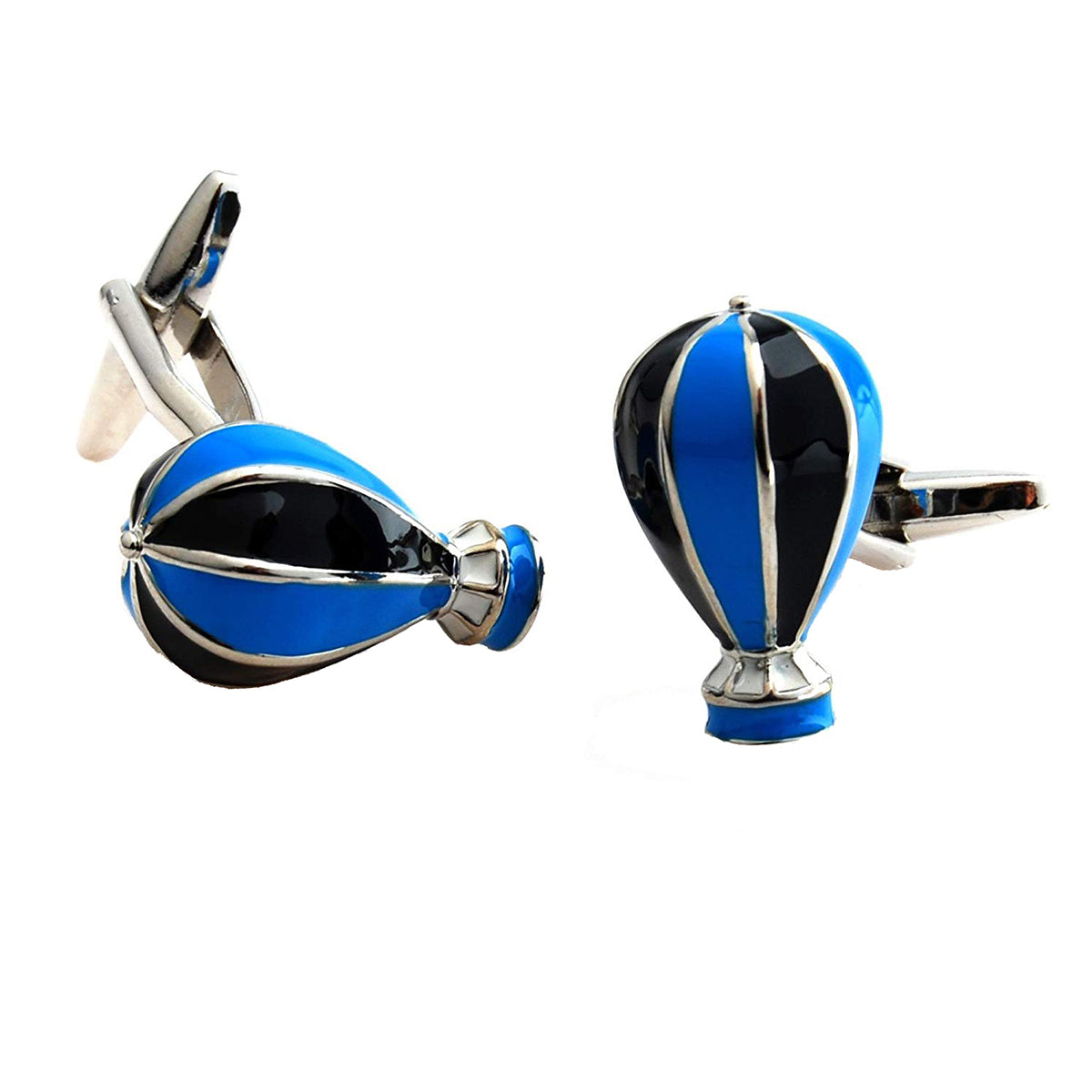Hot Air Balloon Blue Cufflinks In Box Bulk Main image