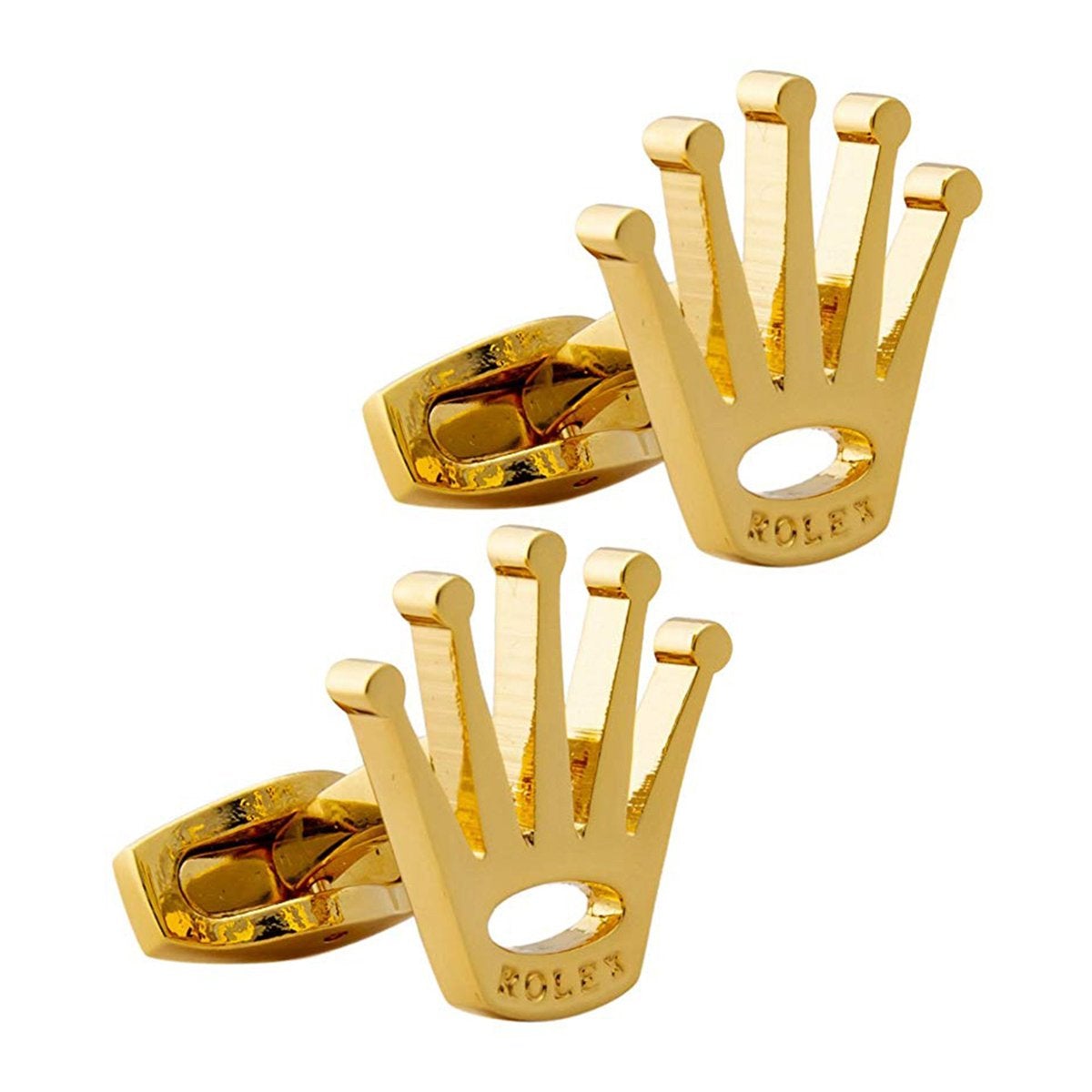 Crown Gold Cufflinks In Box Bulk Main image