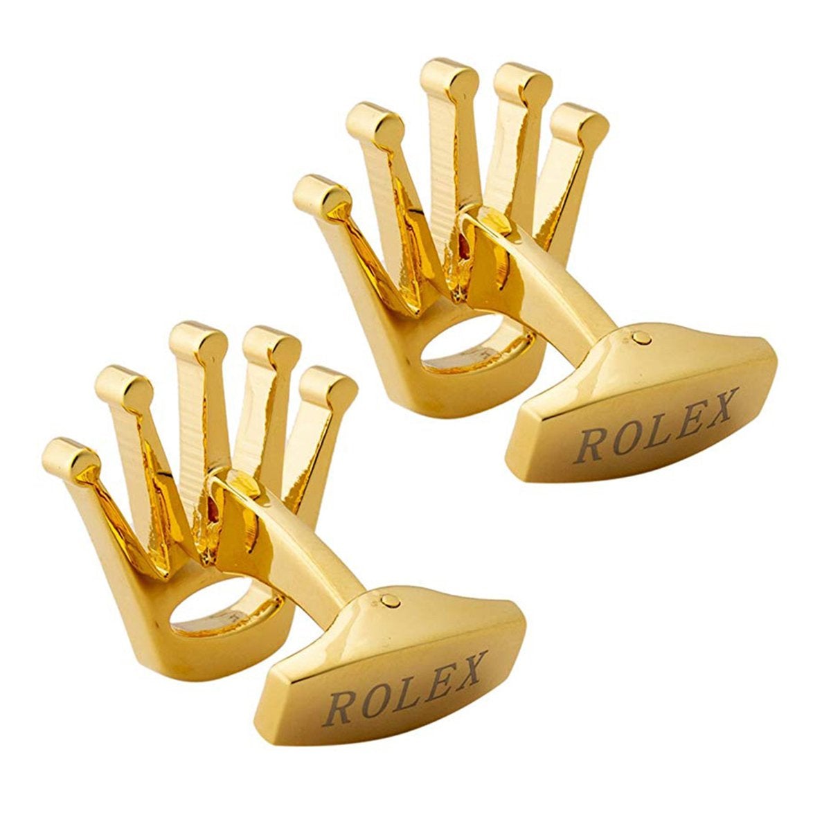 Crown Gold Cufflinks In Box Bulk