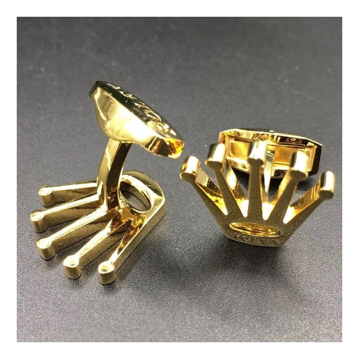 Crown Gold Cufflinks In Box Bulk