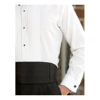 Silver Black Kurta Button Tuxedo Cufflinks In Box Bulk