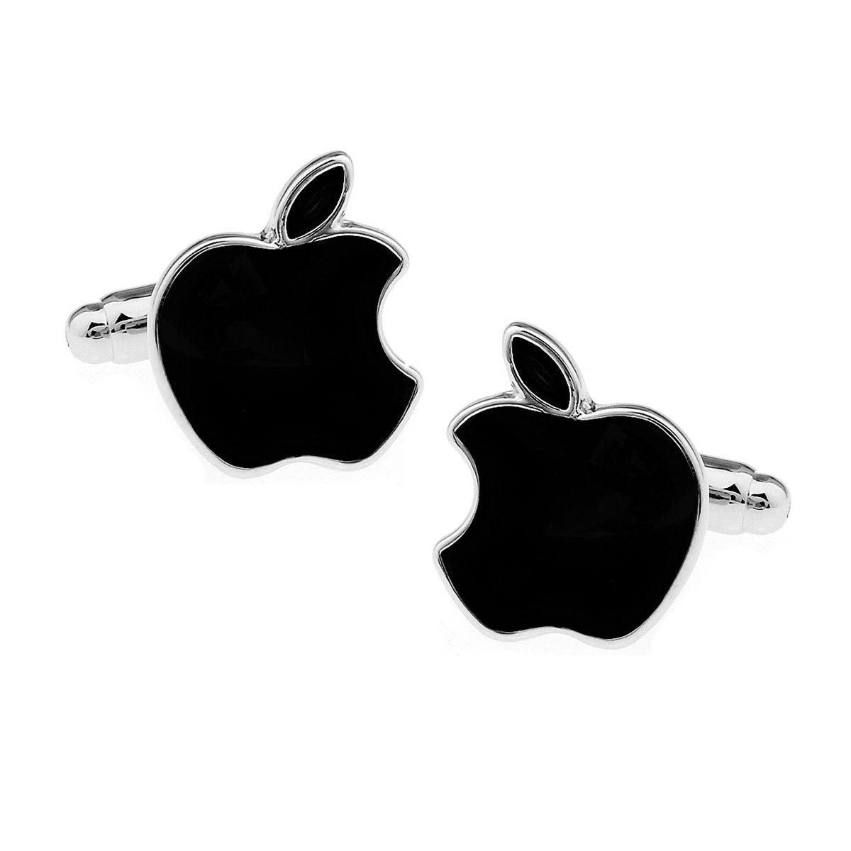 Apple Black Cufflinks In Box Bulk Secondary image