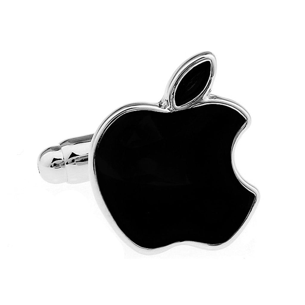 Apple Black Cufflinks In Box Bulk
