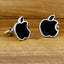 Apple Black Cufflinks In Box Bulk