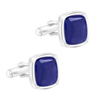 Blue Crystal Cufflinks In Box Bulk