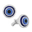 Turkish Blue Evil Eye Cufflinks In Box Bulk