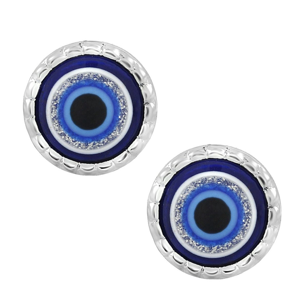 Turkish Blue Evil Eye Cufflinks In Box Bulk