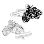Biker Motorcycle Black Cufflinks In Box Bulk